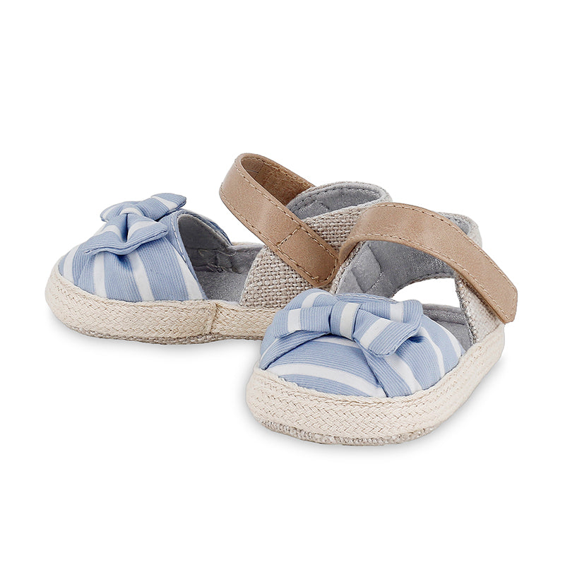 Blue Striped Espadrilles