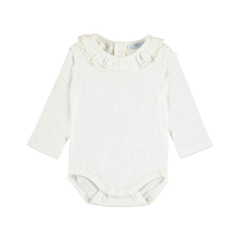 Girls Natural Basic Bodysuit