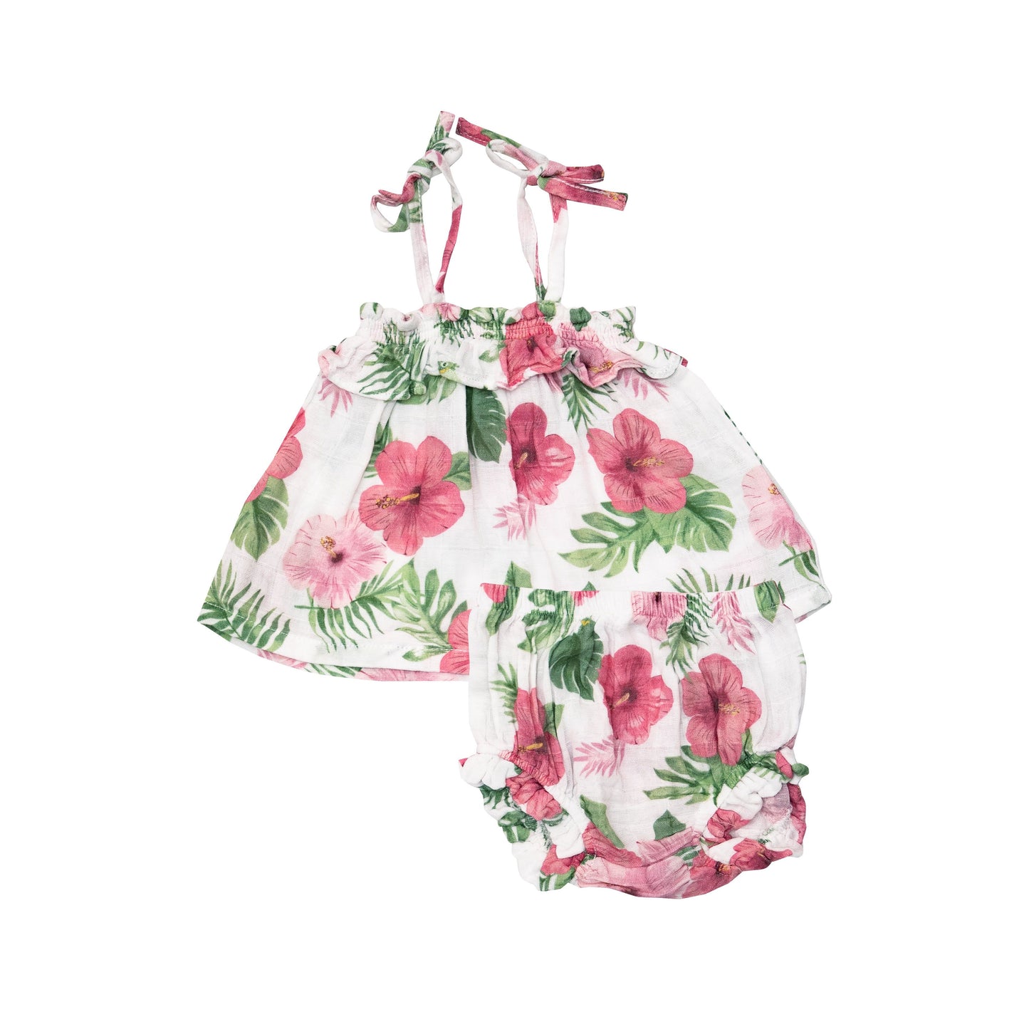 Hibiscus Ruffle Top and Bloomers