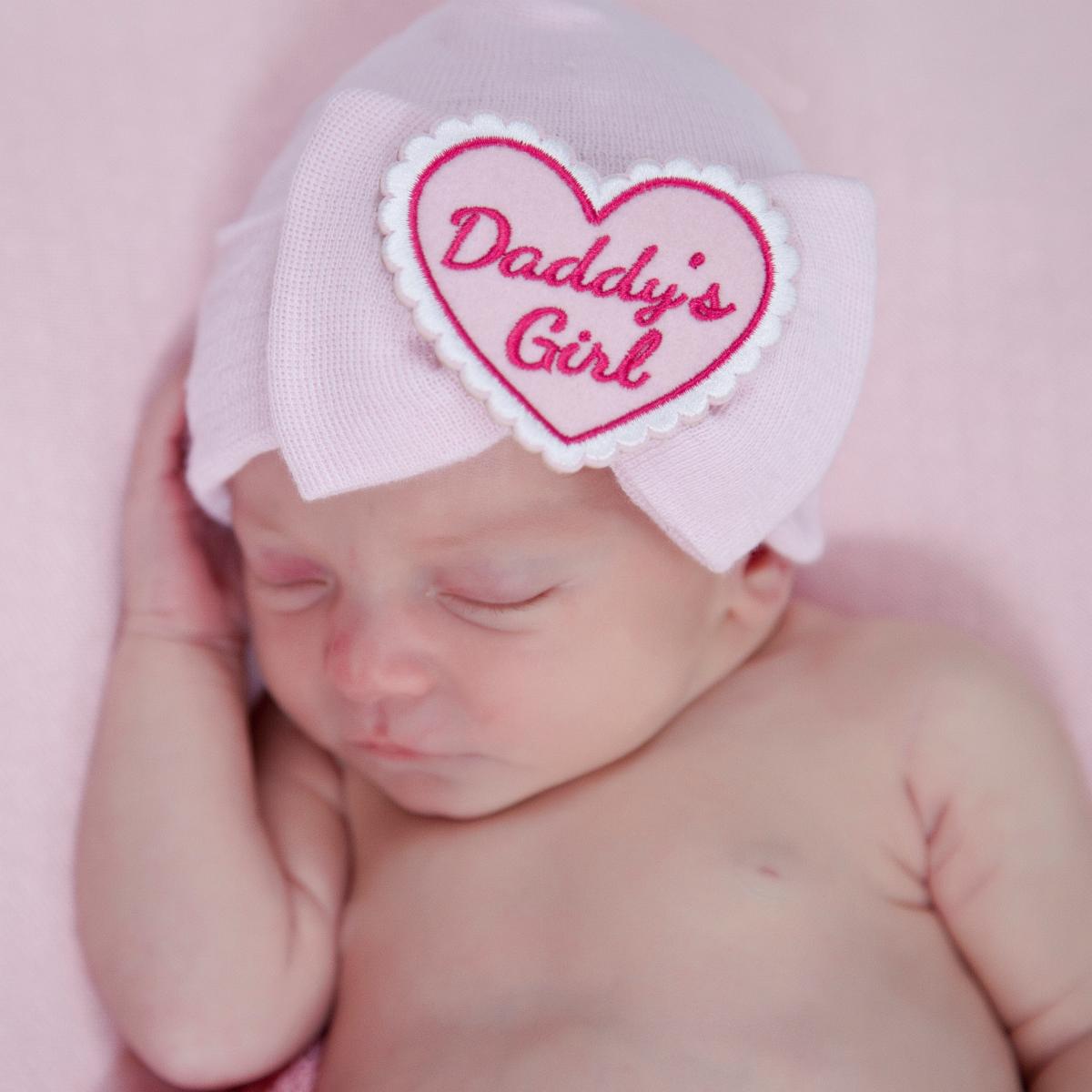 Daddy's Girls Pink Hospital Hat