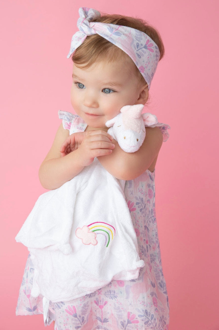 White Unicorn Blankie