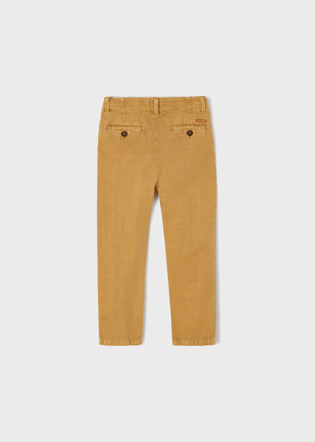 Camel Linen Pants
