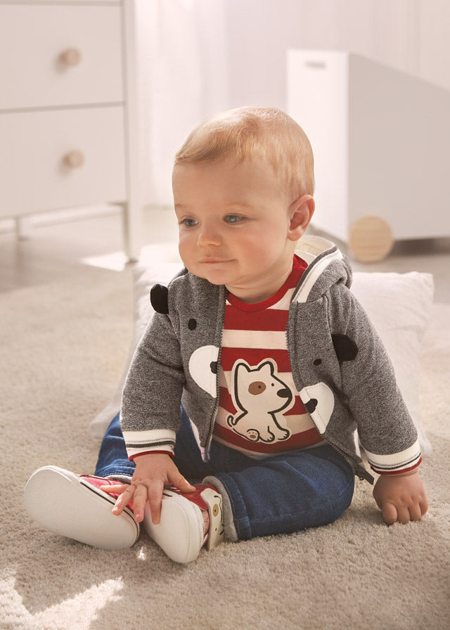 Gray Pups Tee