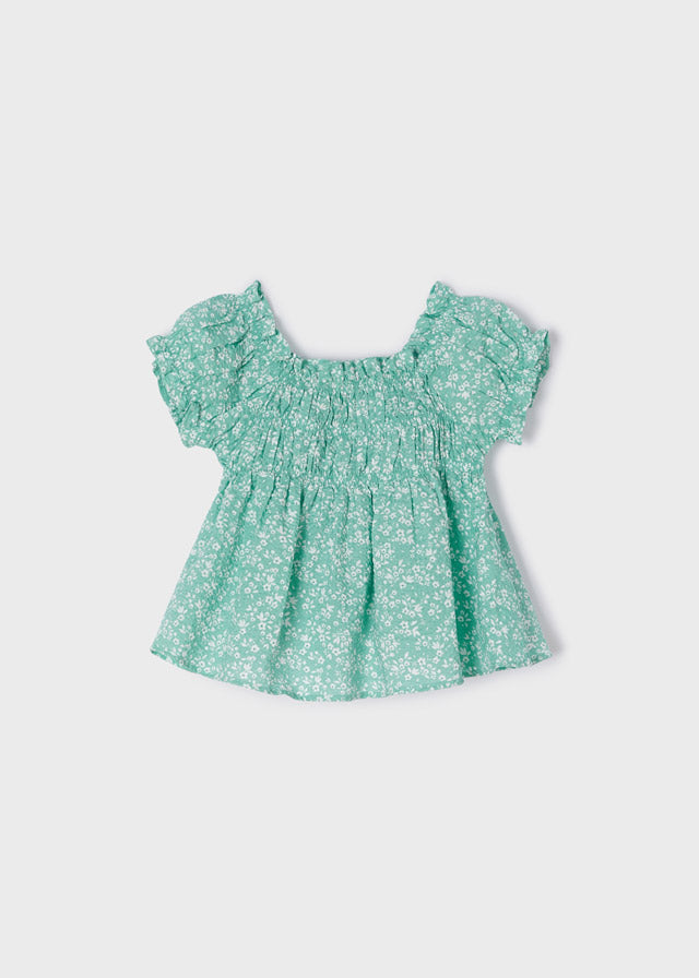Sage Ruffle Blouse