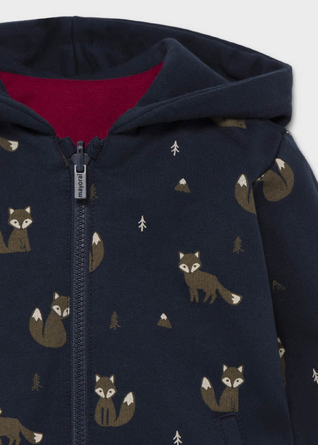 Boys Fox Reversible Pullover Set