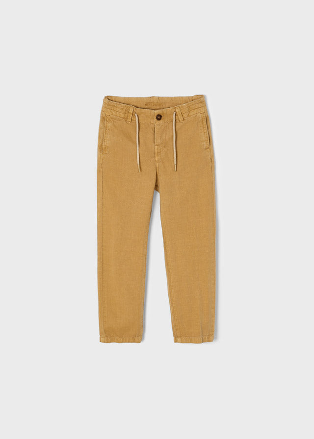 Camel Linen Pants