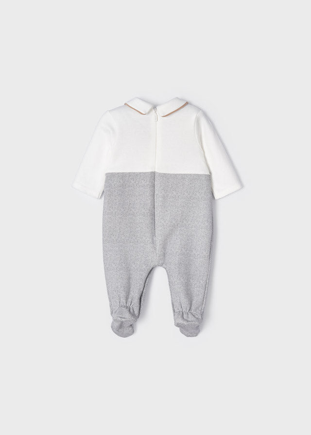 Gray Pup Romper