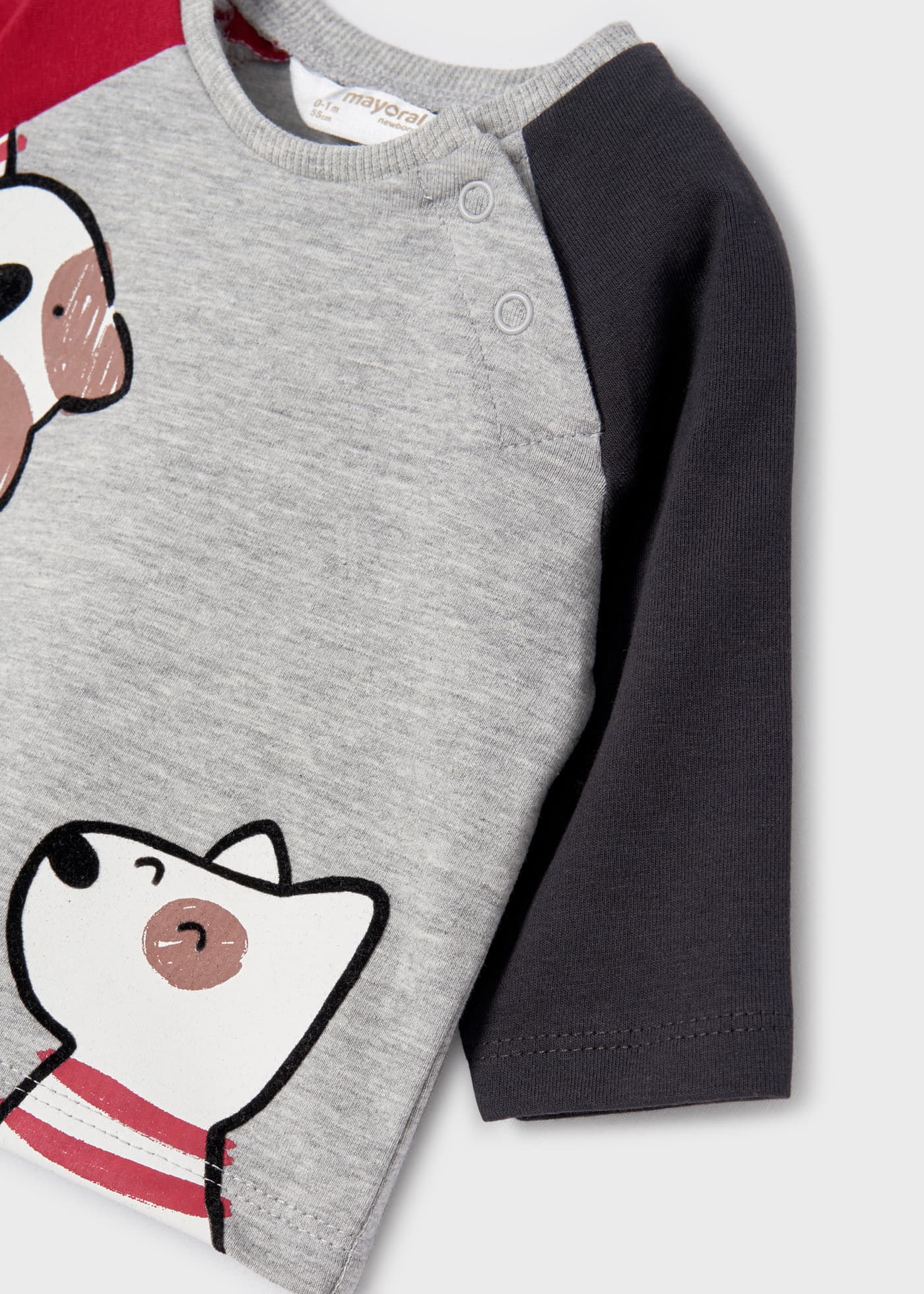 Gray Pups Tee