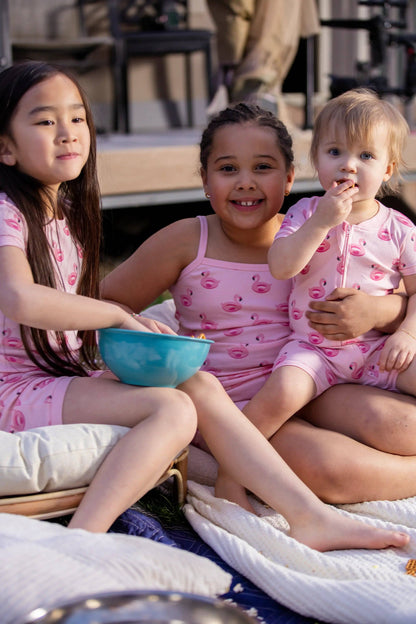 Flamingo Floaties 2Pc Pajama Set