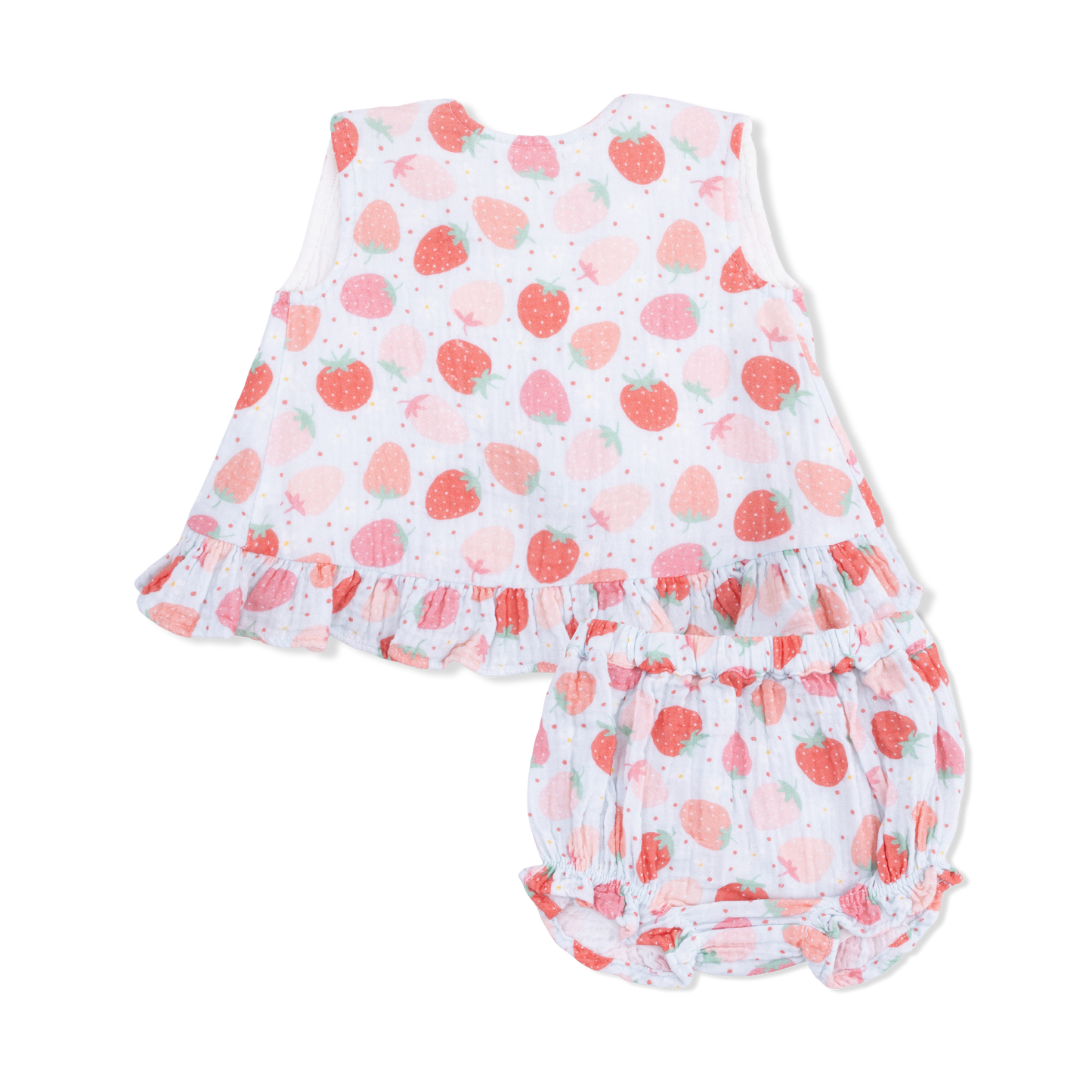Strawberry Bliss-Ruffle Back Set