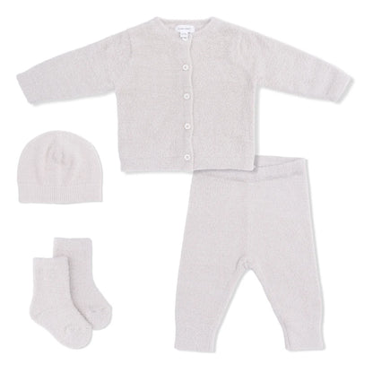 Chenille 4Pc Cardigan Set