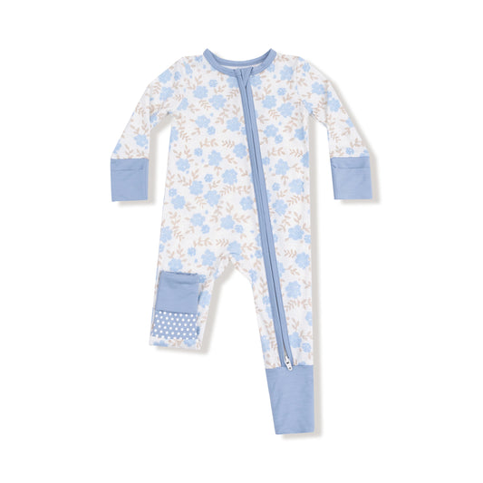 Baby Blue Floral 2 Way Romper