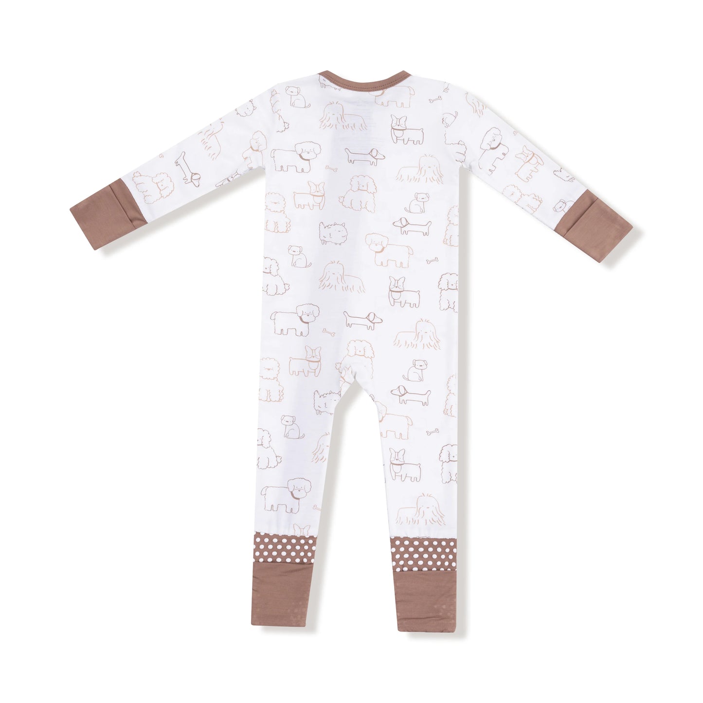 Neutral Pups Convertible Romper
