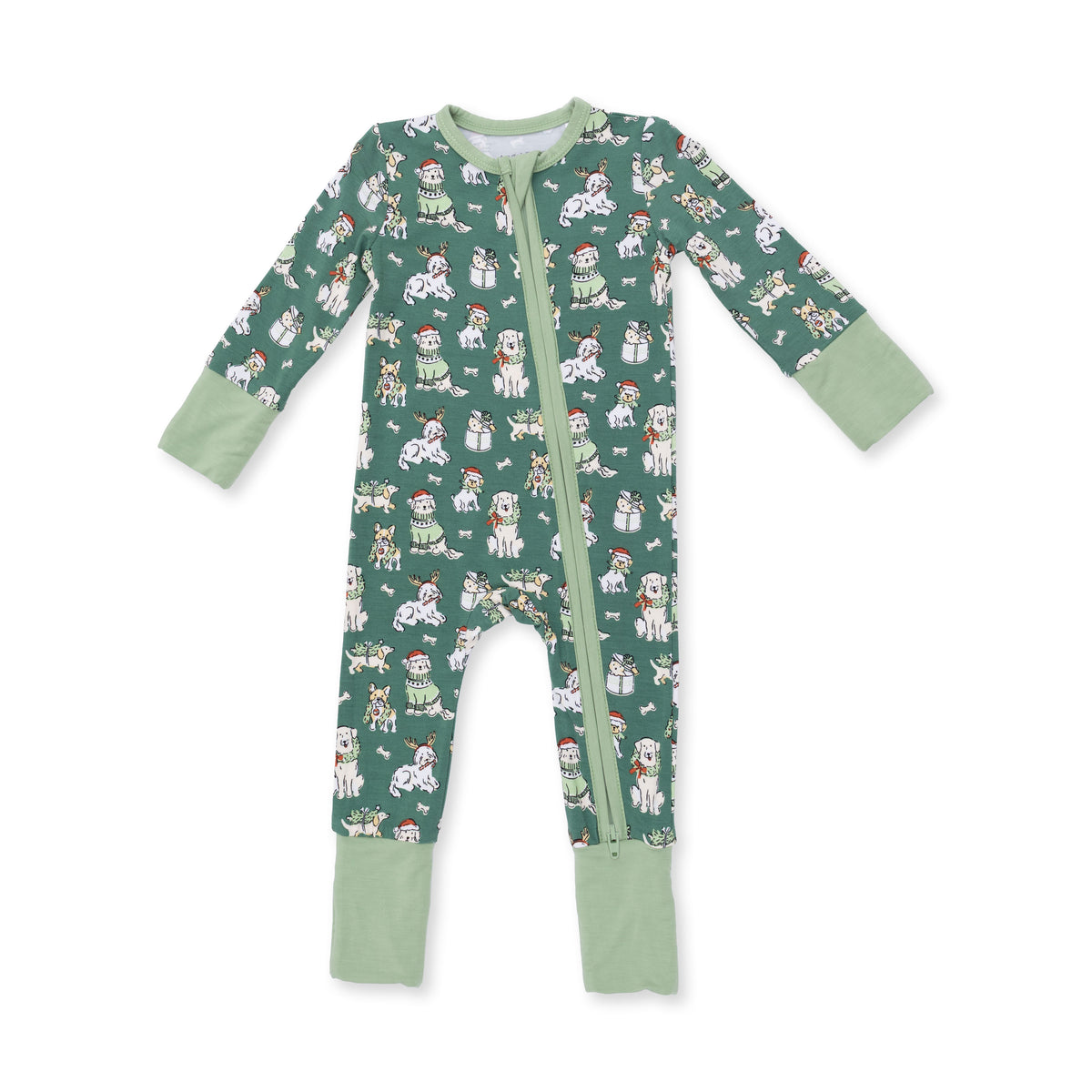 Christmas Dogs Uni Convertible Romper