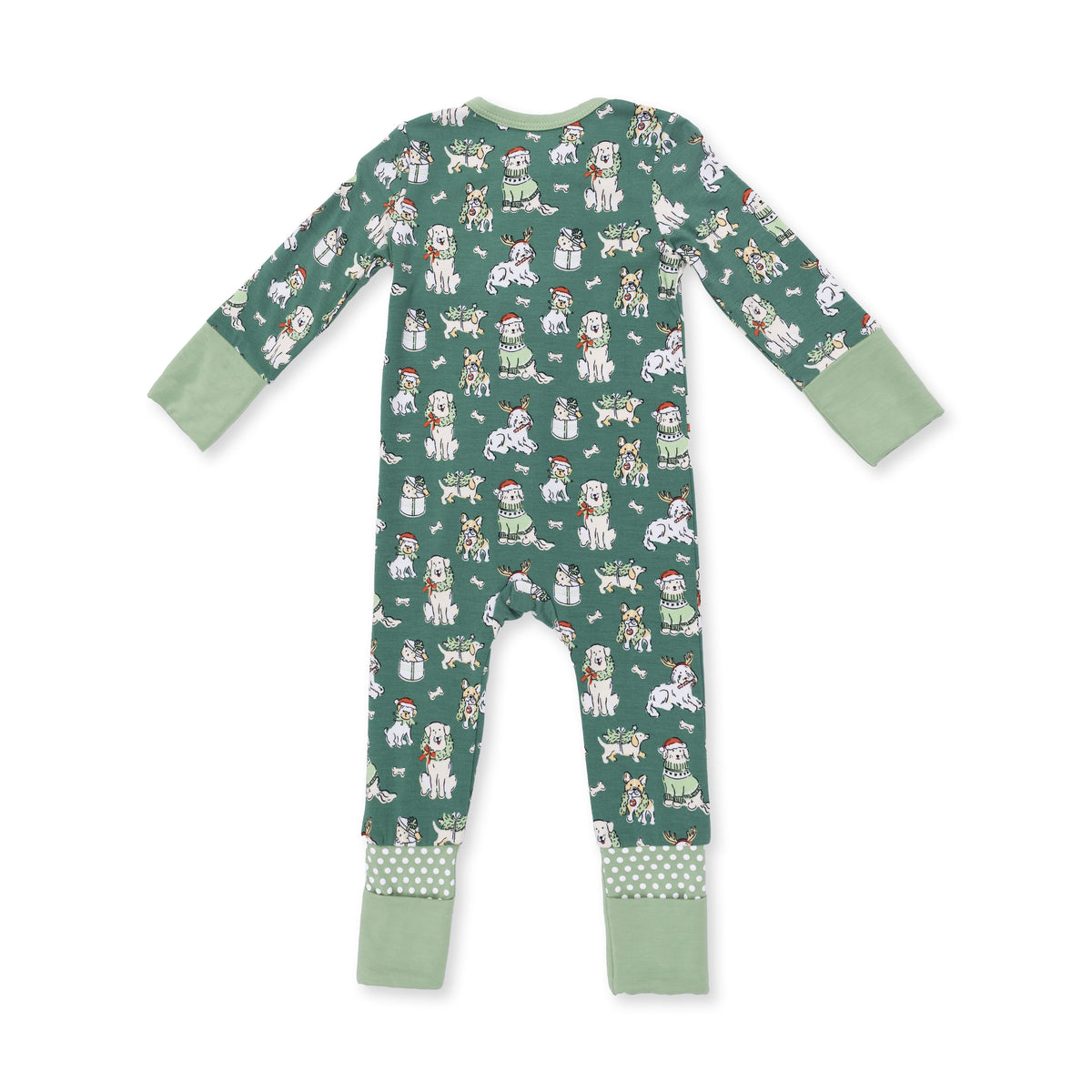 Christmas Dogs Uni Convertible Romper