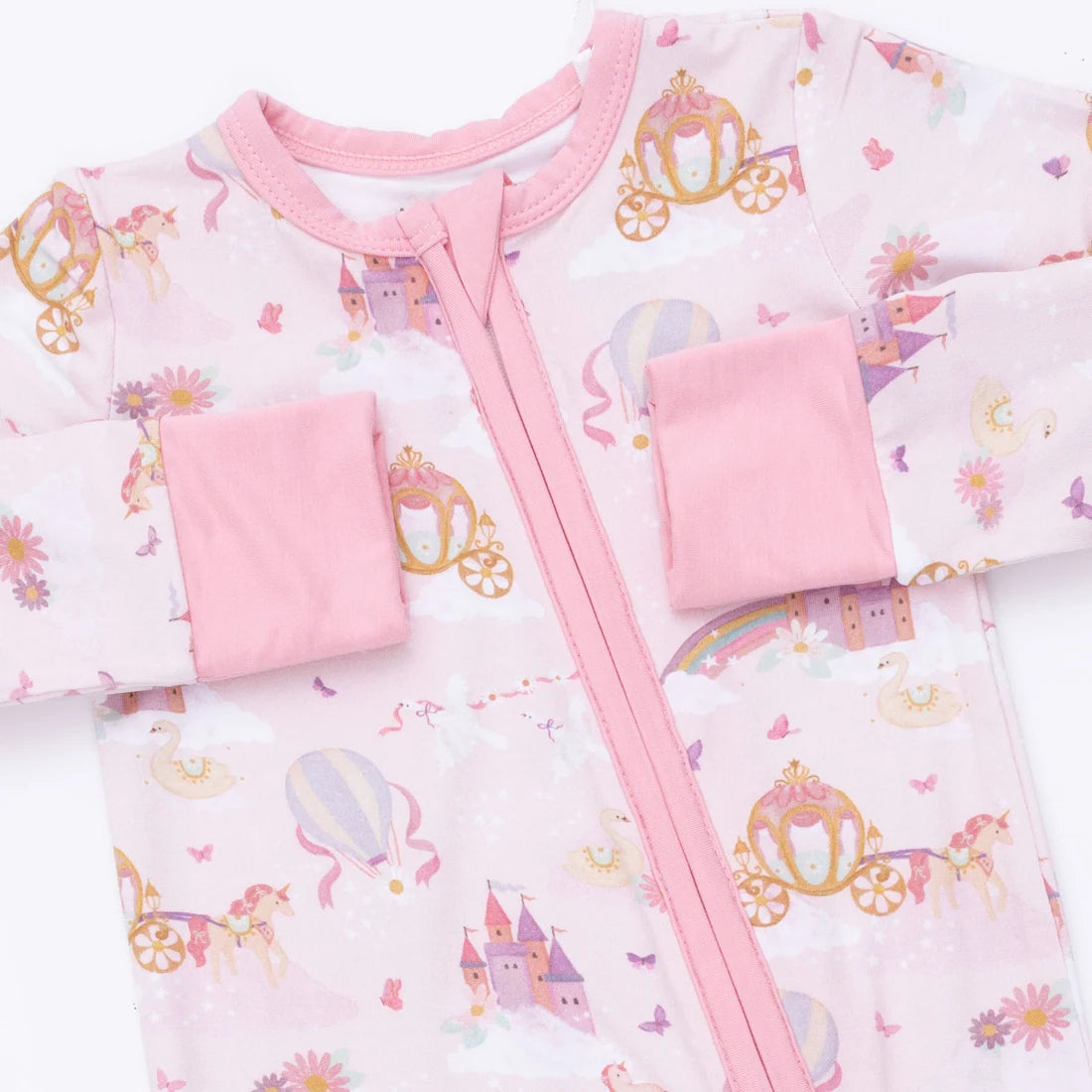 Princess Unicorns & Castle Convertible Romper