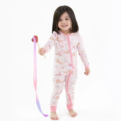 Princess Unicorns & Castle Convertible Romper