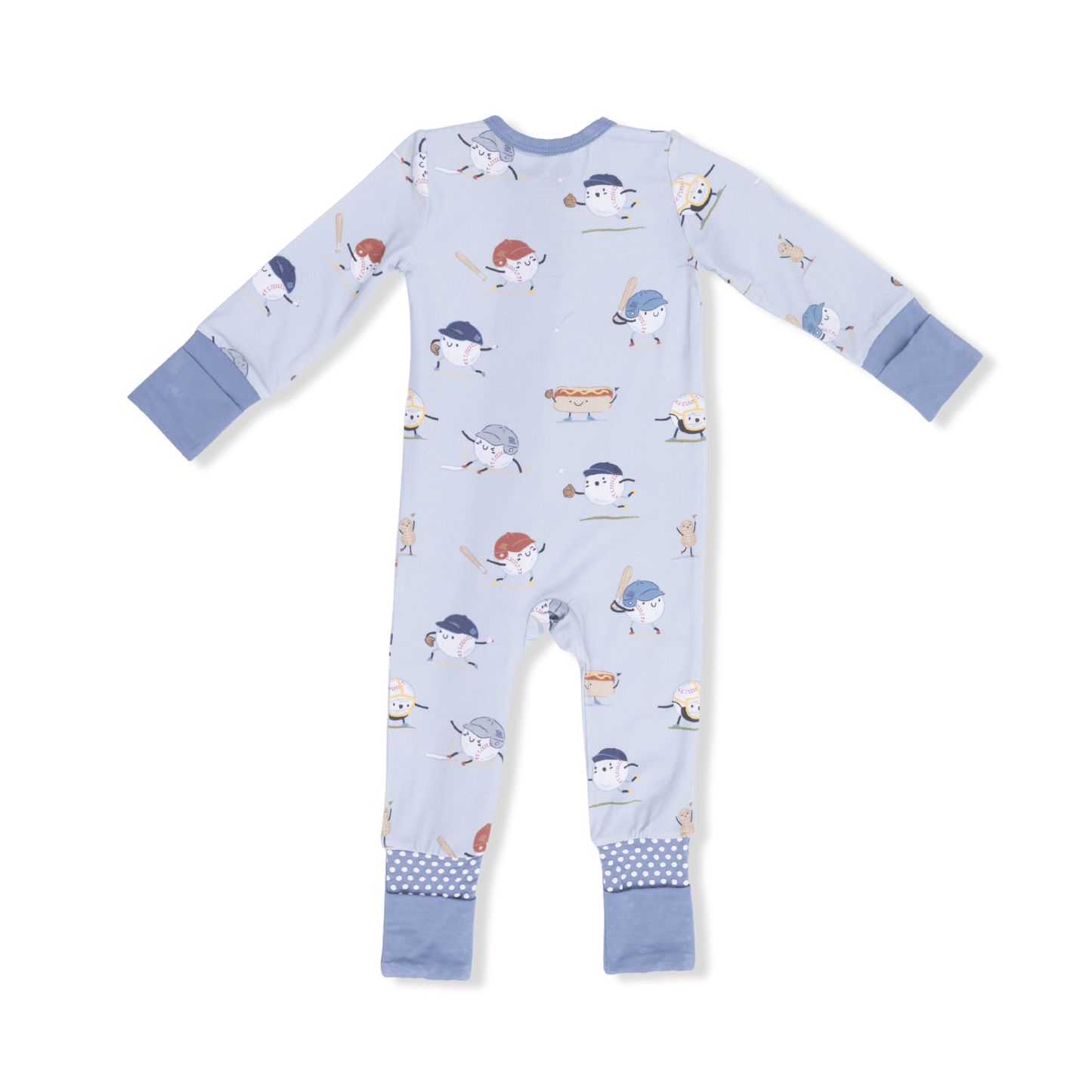 Baseballs Playing Convertible Romper