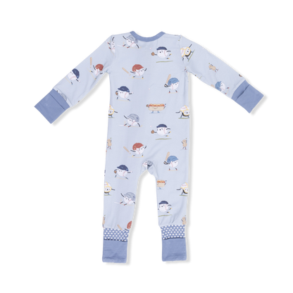 Baseballs Playing Convertible Romper