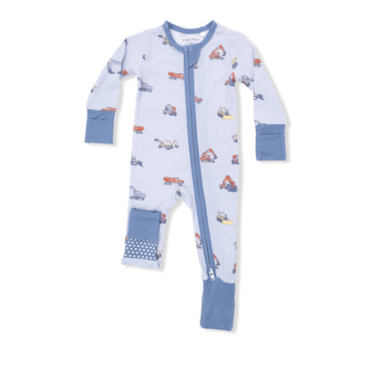 Construction Vehicle Convertible Romper
