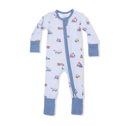 Construction Vehicle Convertible Romper