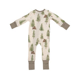 Cabin & Trees Zip Romper