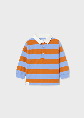 Blue/Orange Stripe Polo