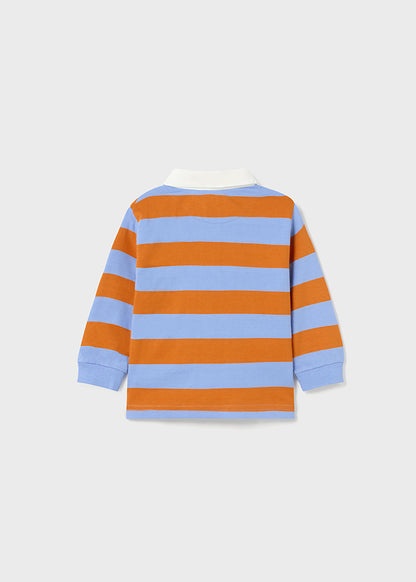 Blue/Orange Stripe Polo