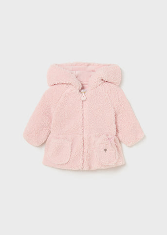 Pink Faux Wool Jacket
