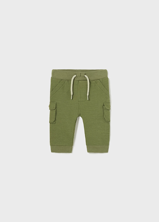 Newborn Olive Better Cotton Cargo Pants