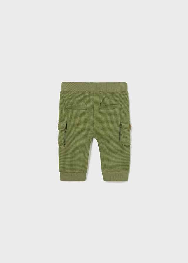 Newborn Olive Better Cotton Cargo Pants