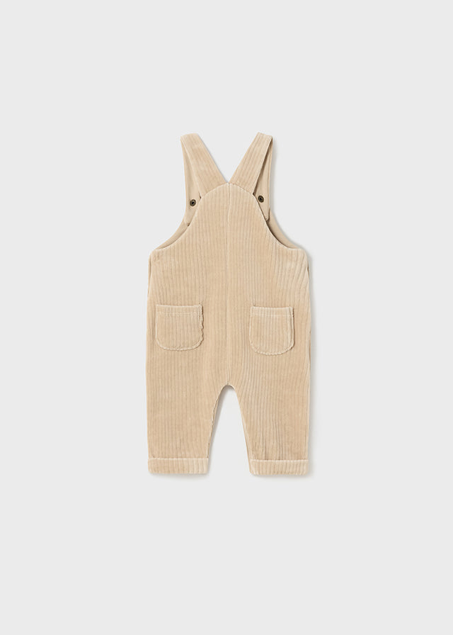 Corduroy Bear Velour Overall