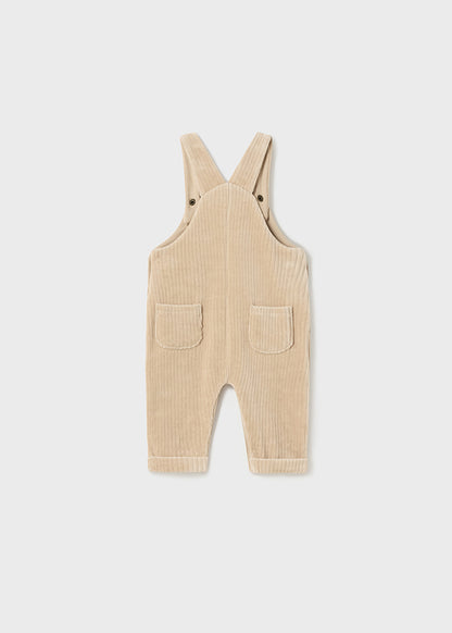 Corduroy Bear Velour Overall