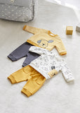 Stripe Puppies Knit Set