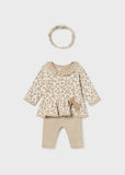 Newborn Girl 3pc Knit Set
