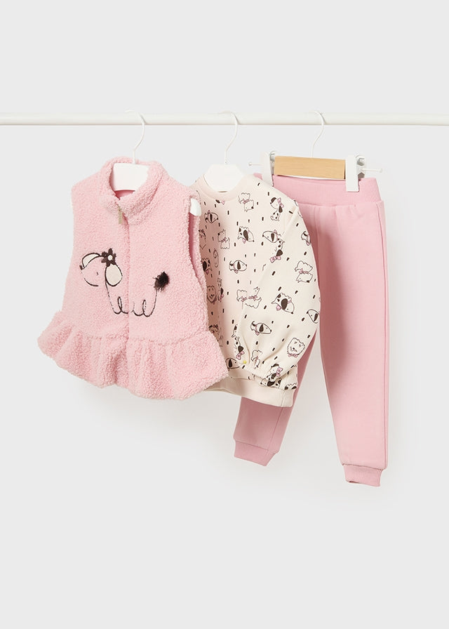 Pink Puppy 3Pcs Tracksuit