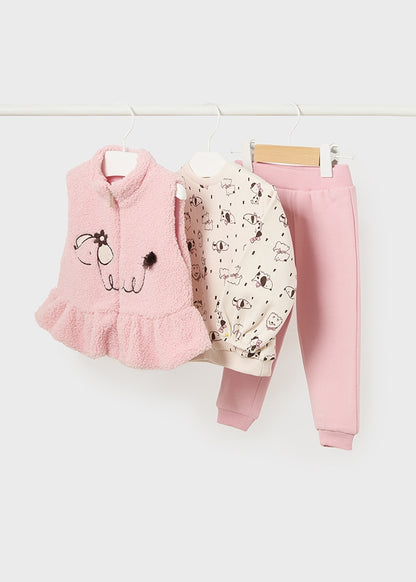 Pink Puppy 3Pcs Tracksuit