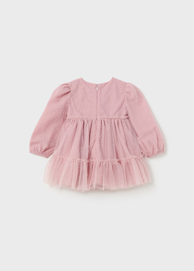 Mauve Baby Tulle Dress