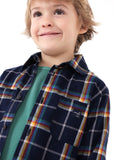 Boys Plaid Better Cotton Overshirt