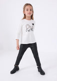 Girls Faux Leather Leggings