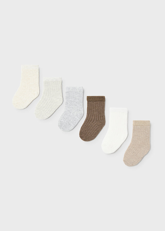 6 Pack Organic Cotton Socks