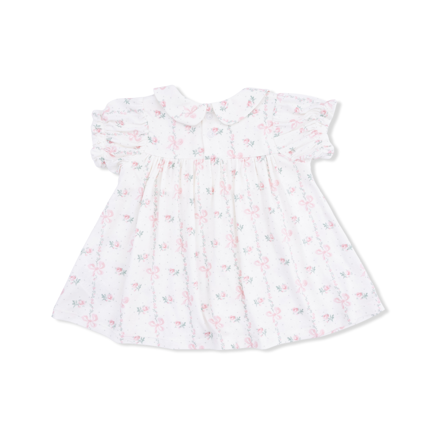 Dainty Buds & Bows Smocked Dress