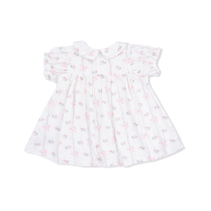 Dainty Buds & Bows Smocked Dress