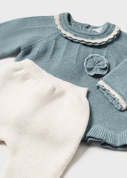 Baby Girl Knitted 3 Piece Set