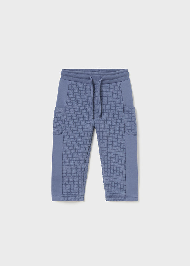 Infant's Combined Joggers, Steel Blue