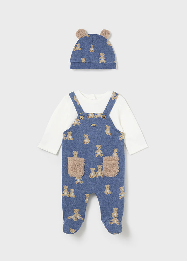 Newborn Onesie with Matching Hat