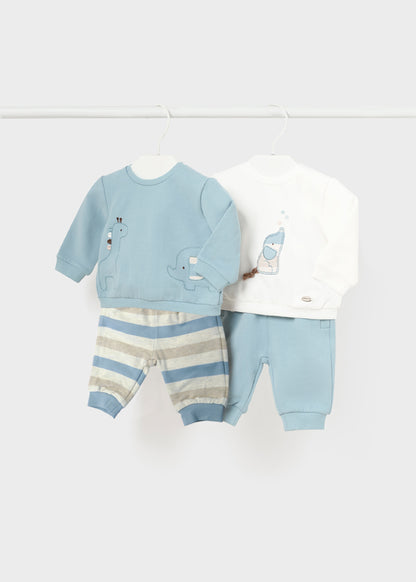 Baby Boy 4-Piece Fleece Tracksuit