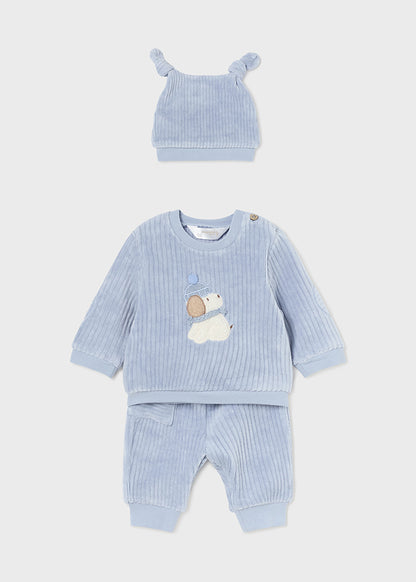 Baby Boy 3 Piece Corduroy Tracksuit