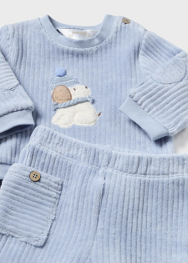 Baby Boy 3 Piece Corduroy Tracksuit