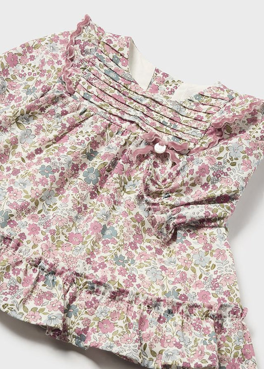 Baby Girl Ruffle Printed Dress